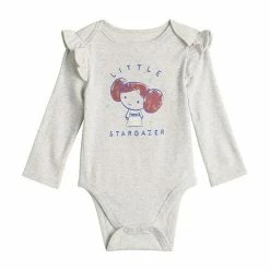 Baby Girl Jumping Beans® Star Wars Princess Leia "Little Stargazer" Ruffle Shoulder Bodysuit