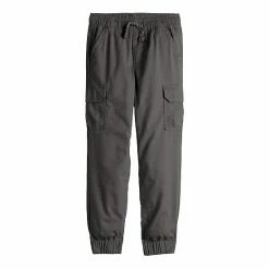 Boys 4-12 Jumping Beans® Pull-On Twill Cargo Jogger Pants Black Ore -Jumping Beans shop unnamed file 2114