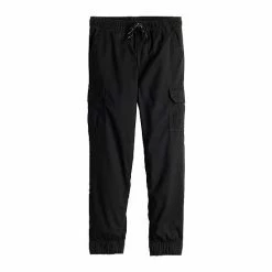 Boys 4-12 Jumping Beans® Pull-On Twill Cargo Jogger Pants Black Ore -Jumping Beans shop unnamed file 2115
