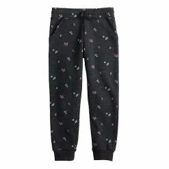 Girls 4-12 Jumping Beans® Core Fleece Jogger Pants Charcoal -Jumping Beans shop unnamed file 213