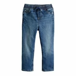Toddler Boy Jumping BeansĀ® Super Tough Denim Pants Med Dark Wash