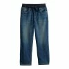 Boys 4-12 Jumping Beans® Straight Knit Jeans In Slim & Husky Med Khaki