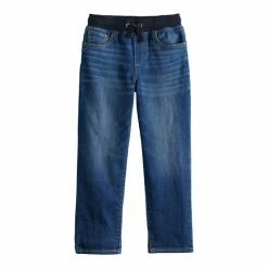 Boys 4-12 Jumping Beans® Straight Knit Jeans In Slim & Husky Med Khaki -Jumping Beans shop unnamed file 2221