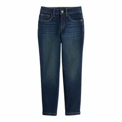 Boys 4-12 Jumping Beans® Tapered Fit Whiskered Jeans Light Wash