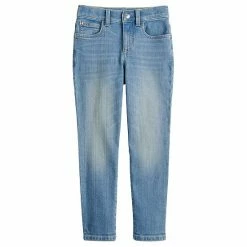 Boys 4-8 Husky Jumping Beans® Tapered Fit Denim Jeans Light Wash