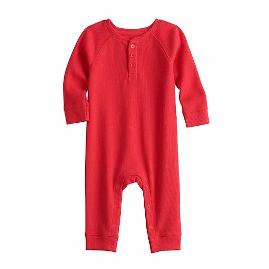 Baby Jumping Beans® Thermal Jumpsuit Red Buffalo 2 Baby Jumping Beans® Thermal Jumpsuit Red Buffalo - Image 2