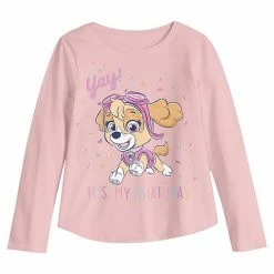 Toddler Girl Jumping Beans® Paw Patrol "Yay! It's My Birthday" Long Sleeve Graphic Tee