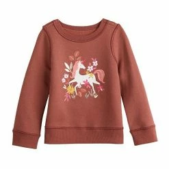 Girls 4-12 Jumping Beans® Adaptive Sensory Friendly Crewneck Graphic Sweatshirt Yellow -Jumping Beans shop unnamed file 2345