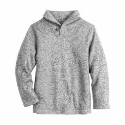 Boys 4-8 Jumping Beans® Shawl Collar Sweaterfleece Pullover Coal -Jumping Beans shop unnamed file 235