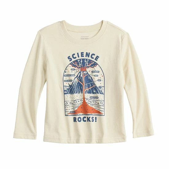 Toddler Boy Jumping Beans® Science & Industry Long Sleeve Graphic Tee Beige 3 Toddler Boy Jumping Beans® Science & Industry Long Sleeve Graphic Tee Beige - Image 3