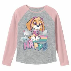 Toddler Girl Jumping Beans® Paw Patrol Skye "Be Happy" Raglan Graphic Tee