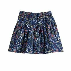 Girls 4-12 Jumping Beans® Shirred Yoke Scooter Skirt Multi Floral Navy -Jumping Beans shop unnamed file 2434
