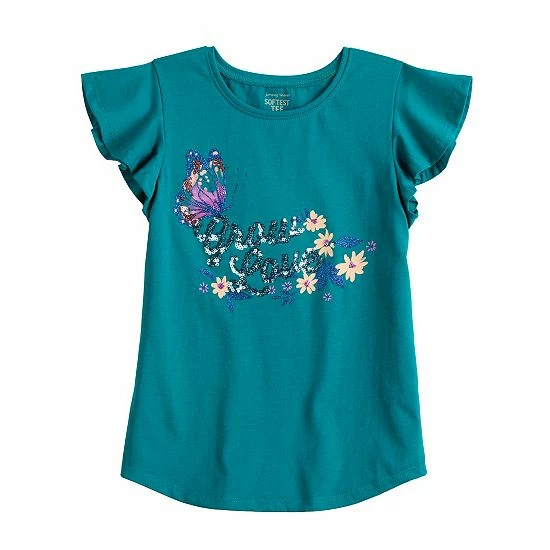 Girls 4-12 Jumping Beans® Flutter Sleeve Graphic Tee Light Pink Girls 4-12 Jumping Beans® Flutter Sleeve Graphic Tee Light Pink -Jumping Beans shop unnamed file 2439