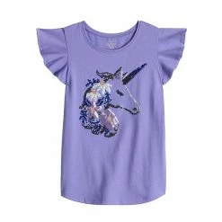 Girls 4-12 Jumping Beans® Flutter Sleeve Graphic Tee Light Pink 3 Girls 4-12 Jumping Beans® Flutter Sleeve Graphic Tee Light Pink -Jumping Beans shop unnamed file 2440