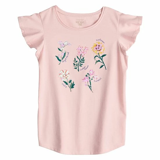 Girls 4-12 Jumping Beans® Flutter Sleeve Graphic Tee Light Pink Girls 4-12 Jumping Beans® Flutter Sleeve Graphic Tee Light Pink -Jumping Beans shop unnamed file 2441