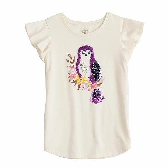 Girls 4-12 Jumping Beans® Flutter Sleeve Graphic Tee Light Pink Girls 4-12 Jumping Beans® Flutter Sleeve Graphic Tee Light Pink -Jumping Beans shop unnamed file 2443