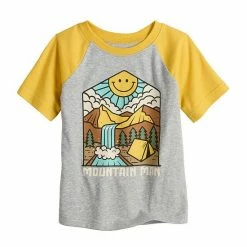 Toddler Boy Jumping Beans® Short Raglan Sleeve Graphic Tee Blue Best Brother