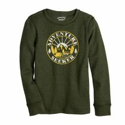 Toddler Boy Jumping Beans® Adaptive Long Sleeve Thermal Graphic Tee Dino Gray -Jumping Beans shop unnamed file 2517