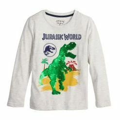 Boys 4-12 Jumping BeansĀ® Jurassic World Flippable Sequins Long Sleeve Graphic Tee