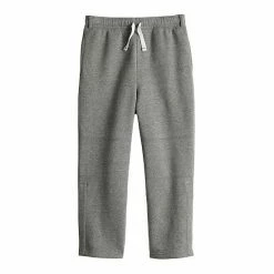 Kids 4-12 Jumping Beans® Adaptive Easy Dressing, Diaper Friendly, & Seated Comfort Open Leg Sweatpants Black Heather -Jumping Beans shop unnamed file 2578