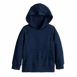 Toddler Boy Jumping Beans® Raglan Pullover Hoodie Black Gray