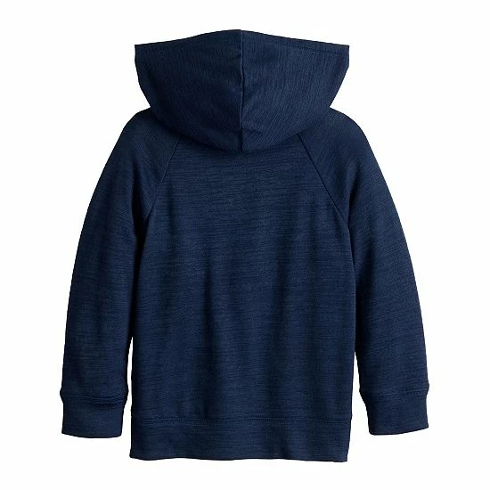 Toddler Boy Jumping Beans® Raglan Pullover Hoodie Black Gray 2 Toddler Boy Jumping Beans® Raglan Pullover Hoodie Black Gray - Image 2
