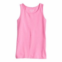 Toddler Girl Jumping BeansĀ® Essential Rib Tank Top Hot Pink