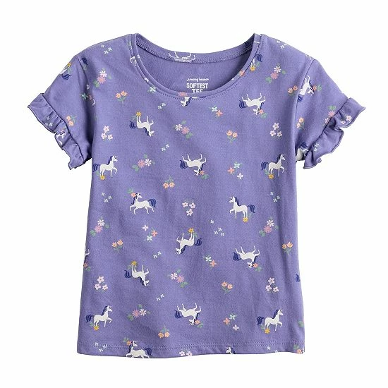 Toddler Girl Jumping Beans® Ruffle Sleeve Tee Unicorn Purple Toddler Girl Jumping Beans® Ruffle Sleeve Tee Unicorn Purple -Jumping Beans shop unnamed file 2644