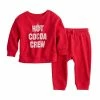 Baby Boy Jumping Beans® "Hot Cocoa Crew" Cozy Knit Graphic Tee & Jogger Pants Set
