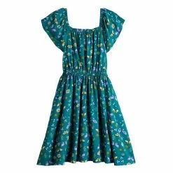 Girls 4-12 Jumping Beans® Short Sleeve Empire Waist Dress Unicron Purple -Jumping Beans shop unnamed file 2713