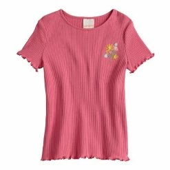 Girls 4-12 Jumping Beans® Lettuce Edge Embroidered Tee Ivory 3 Girls 4-12 Jumping Beans® Lettuce Edge Embroidered Tee Ivory -Jumping Beans shop unnamed file 2719