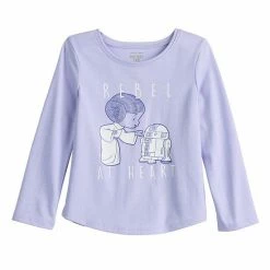Toddler Girl Jumping Beans® Star Wars Princess Leia & R2-D2 "Rebel At Heart" Long Sleeve Graphic Tee