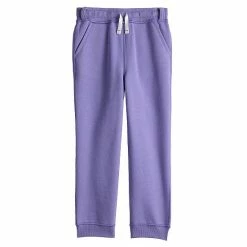 Girls 4-12 Jumping Beans® Adaptive Sensory, Easy Dressing, & Diaper Friendly Fleece Jogger Pants Charcoal -Jumping Beans shop unnamed file 2768
