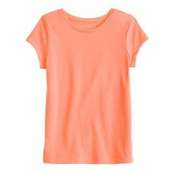 Girls 4-12 Jumping Beans® Essential Crewneck Tee Coral -Jumping Beans shop unnamed file 2813