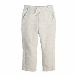 Toddler Girl Jumping BeansĀ® Adaptive Seated Comfort & Easy Dressing Fleece Sweatpants Black