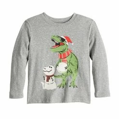 Boys 4-12 Jumping BeansĀ® Dinosaur Festive Double Layer Adaptive Tee