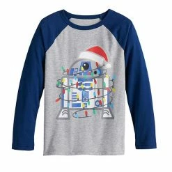 Boys 4-12 Jumping Beans® Star Wars R2D2 Holiday Graphic Tee