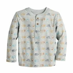 Toddler Boy Jumping Beans® Star Wars The Mandalorian Grogu Aka Baby Yoda Print Henley Tee