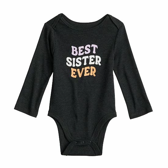 Baby Girl Jumping Beans® Slogan Bodysuit Ivory Kind 2 Baby Girl Jumping Beans® Slogan Bodysuit Ivory Kind - Image 2