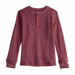 Boys 4-8 Jumping Beans® Long Sleeve Textured Henley Tee Exquisite Blue -Jumping Beans shop unnamed file 290