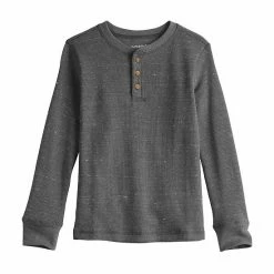 Boys 4-8 Jumping Beans® Long Sleeve Textured Henley Tee Exquisite Blue -Jumping Beans shop unnamed file 291