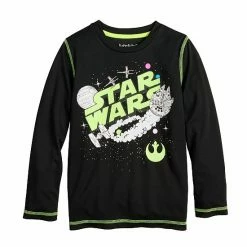 Boys 4-12 Jumping Beans® Star Wars Neon Vintage Long Sleeve Graphic Tee