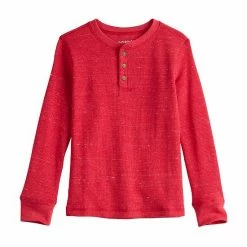 Boys 4-8 Jumping Beans® Long Sleeve Textured Henley Tee Exquisite Blue -Jumping Beans shop unnamed file 295