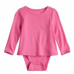 Girls 4-12 Jumping Beans® Physical Adaptive Double-Layer Bodysuit Pink -Jumping Beans shop unnamed file 2951