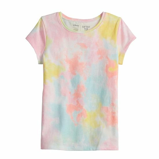 Toddler Girl Jumping Beans® Tie Dye Core Short Sleeve Crewneck Tee 1 Toddler Girl Jumping Beans® Tie Dye Core Short Sleeve Crewneck Tee