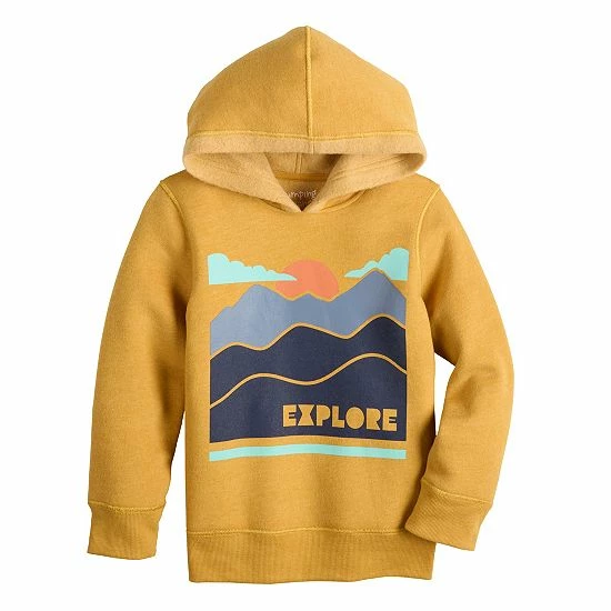 Boys 4-12 Jumping Beans® Adaptive Fleece Pullover Graphic Hoodie Explore Bronze 6 Boys 4-12 Jumping Beans® Adaptive Fleece Pullover Graphic Hoodie Explore Bronze - Image 6