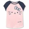 Girls 4-12 Jumping Beans® Hello Kitty Short Raglan Sleeve Graphic Tee