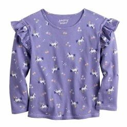 Toddler Girl Jumping Beans® Adaptive Sensory Friendly Ruffle Tee Rust 3 Toddler Girl Jumping Beans® Adaptive Sensory Friendly Ruffle Tee Rust -Jumping Beans shop unnamed file 2999