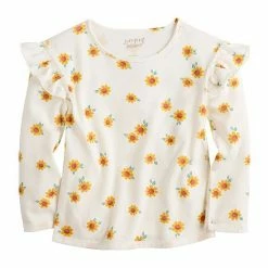 Toddler Girl Jumping Beans® Adaptive Sensory Friendly Ruffle Tee Rust 4 Toddler Girl Jumping Beans® Adaptive Sensory Friendly Ruffle Tee Rust -Jumping Beans shop unnamed file 3000