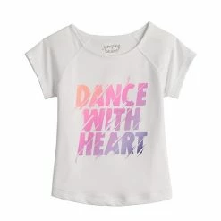 Girls 4-12 Jumping Beans® Adaptive Sensory Active Tee Pegasus Coral -Jumping Beans shop unnamed file 3008